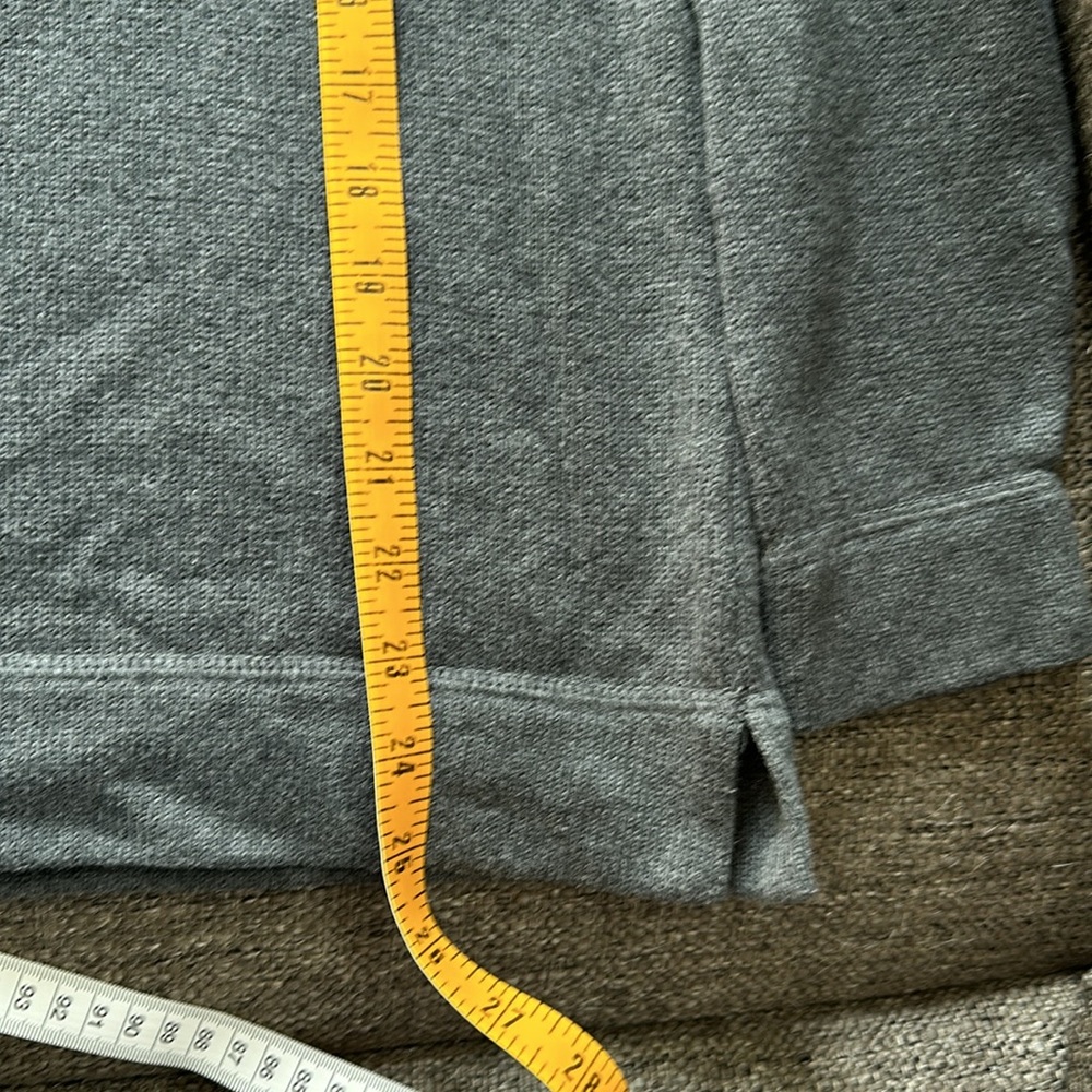 Eddie Bauer Gray Fair Isle Knit Cotton Crewneck Sweater Women's Medium Tall - Picture 5 of 6